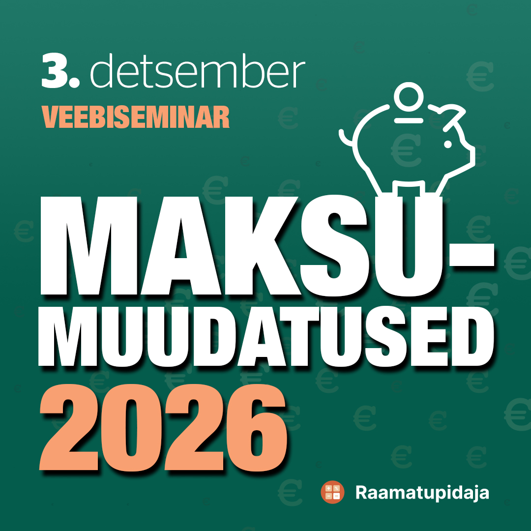 Maksumuudatused 2026