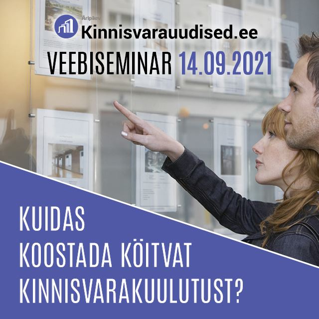 Veebiseminar: Kuidas koostada köitvat kinnisvarakuulutust?