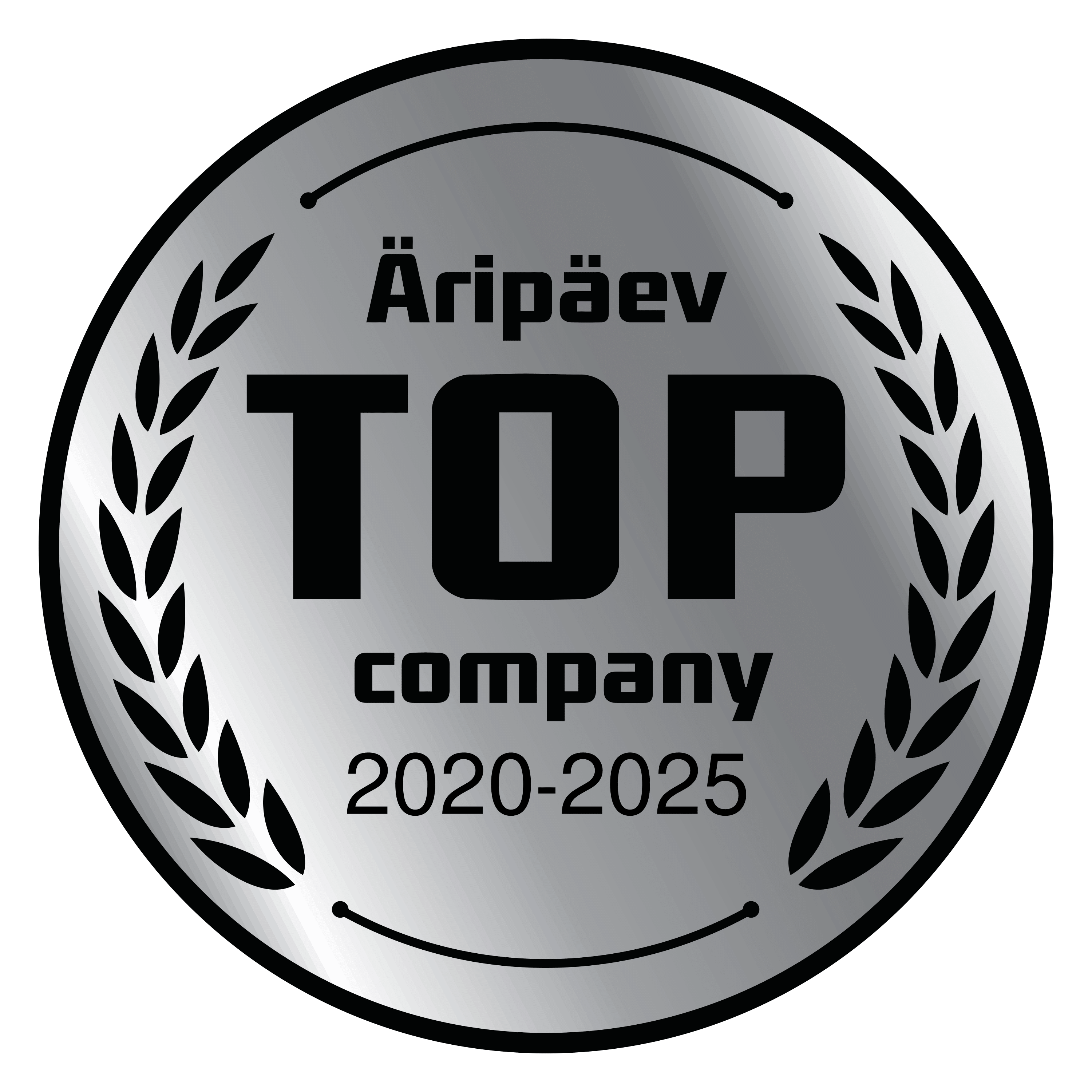 <p><strong>&Auml;rip&auml;eva TOP ettev&otilde;te 6 aastat j&auml;rjest</strong></p>
<p>M&auml;rgis t&auml;hendab, et ettev&otilde;te on oma valdkonna absoluutne tipp. J&auml;rjepidev TOPi kuulumine n&auml;itab, et ettev&otilde;te areneb pidevalt, on j&auml;tkusuutlik ja usaldusv&auml;&auml;rne. Selliste ettev&otilde;tete eesotsas on Eesti parimad juhid ja neis t&ouml;&ouml;tavad k&otilde;ige s&auml;ravamad talendid.</p>
<p>&Auml;rip&auml;ev on koostanud TOP edetabeleid juba aastast 1993. <strong>&Auml;rip&auml;eva TOP ettev&otilde;te 5-9 aastat j&auml;rjest</strong> eksklusiivsesse klubisse kuulub vaid <strong>0,32%</strong> Eesti ettev&otilde;tetest.</p>