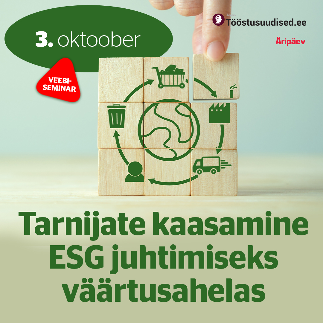 03.10.2024 Tarnijate kaasamine ESG juhtimiseks väärtusahelas