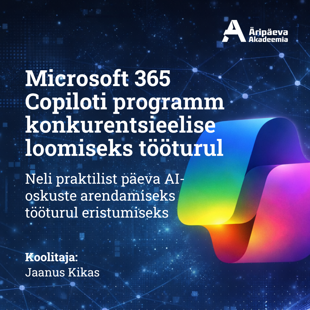Microsoft 365 Copiloti programm konkurentsieelise loomiseks tööturul