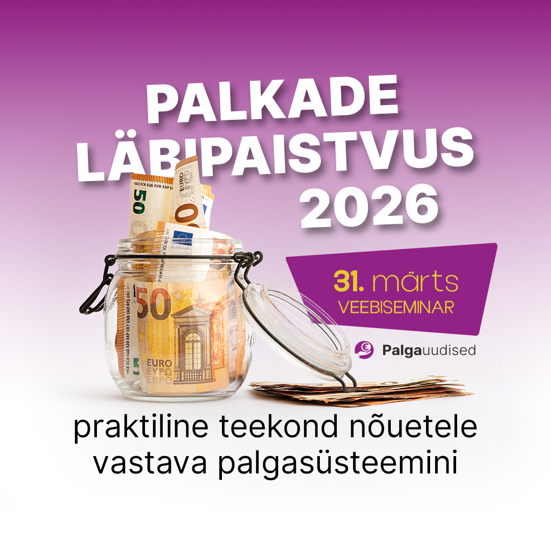 Palkade läbipaistvus 2026