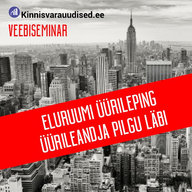 Järelvaadatav: Eluruumi üürileping üürileandja pilgu läbi