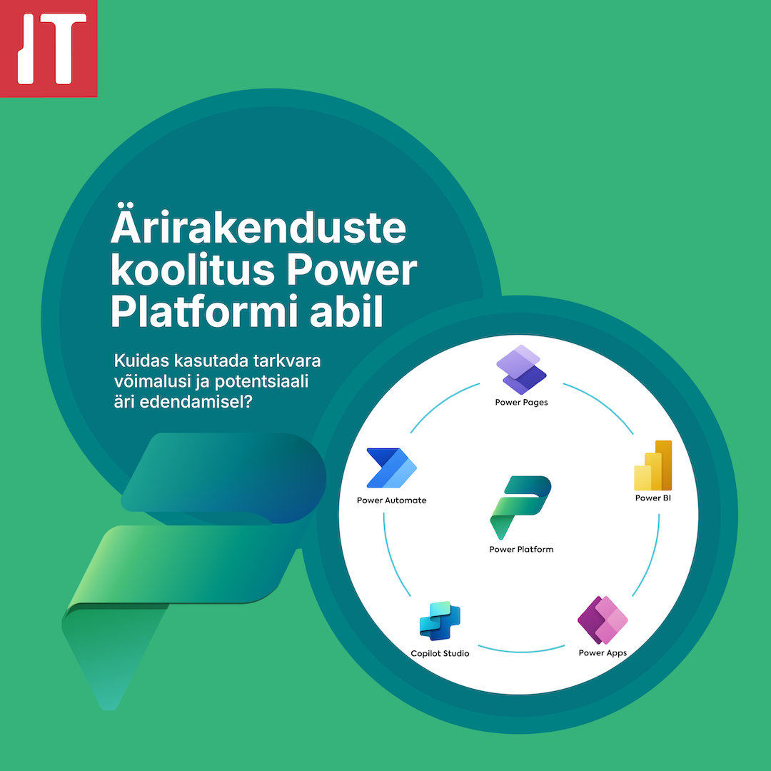 Ärirakenduste koolitus Power Platformi abil