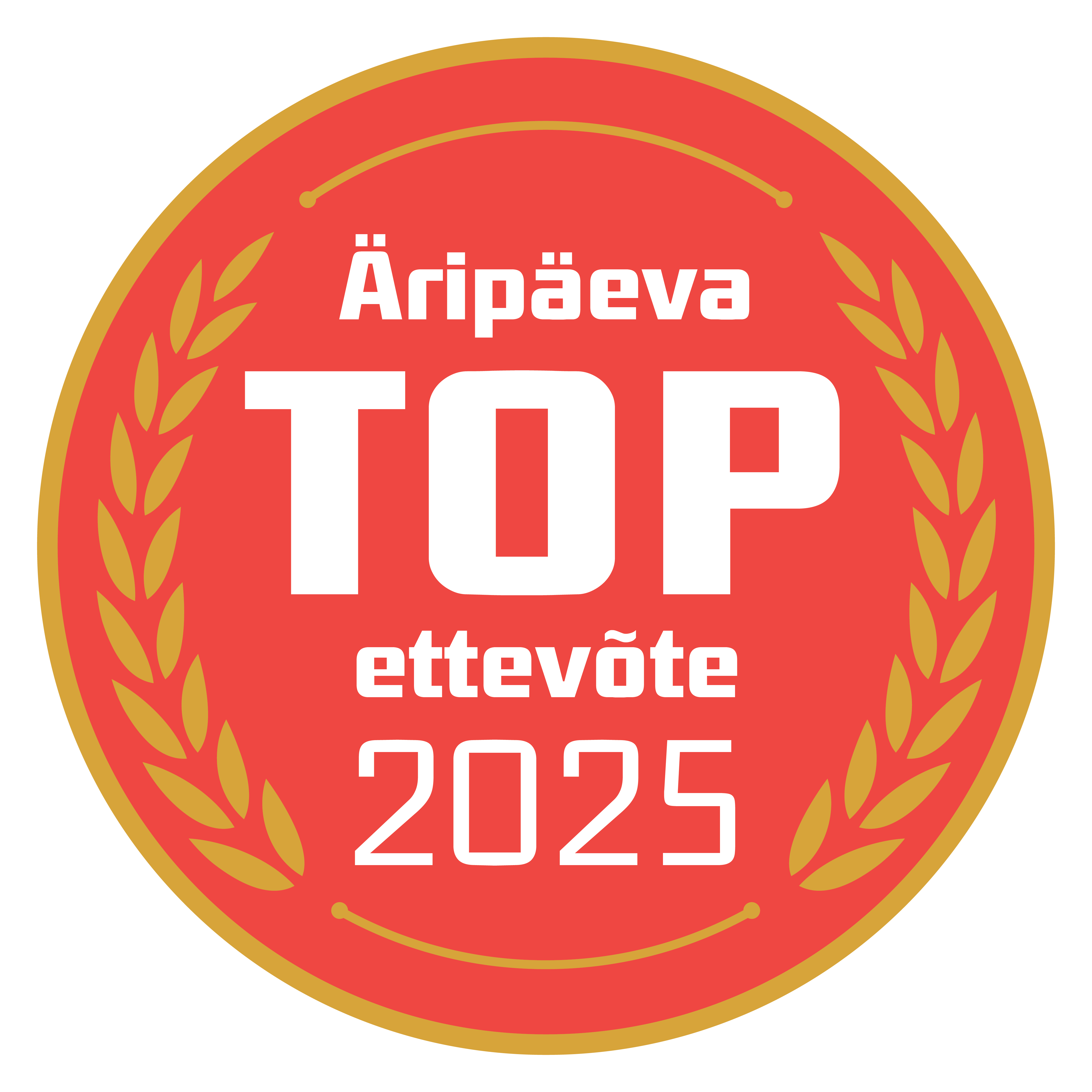 <p><strong>&Auml;rip&auml;eva TOP ettev&otilde;te </strong></p>
<p>M&auml;rgis n&auml;itab, et ettev&otilde;te kuulub oma valdkonna tipptegijate hulka. TOPi kuulumine annab tunnistust ettev&otilde;tte j&auml;tkusuutlikusest ja usaldusv&auml;&auml;rsusest.</p>
<p>&Auml;rip&auml;ev on koostanud TOP edetabeleid juba aastast 1993. <strong>&Auml;rip&auml;eva TOPi</strong> eksklusiivsesse klubisse kuulub vaid <strong>1%</strong> Eesti ettev&otilde;tetest.</p>