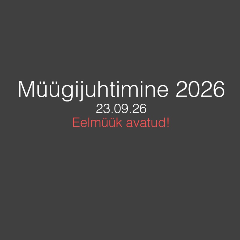 Müügijuhtimine 2026