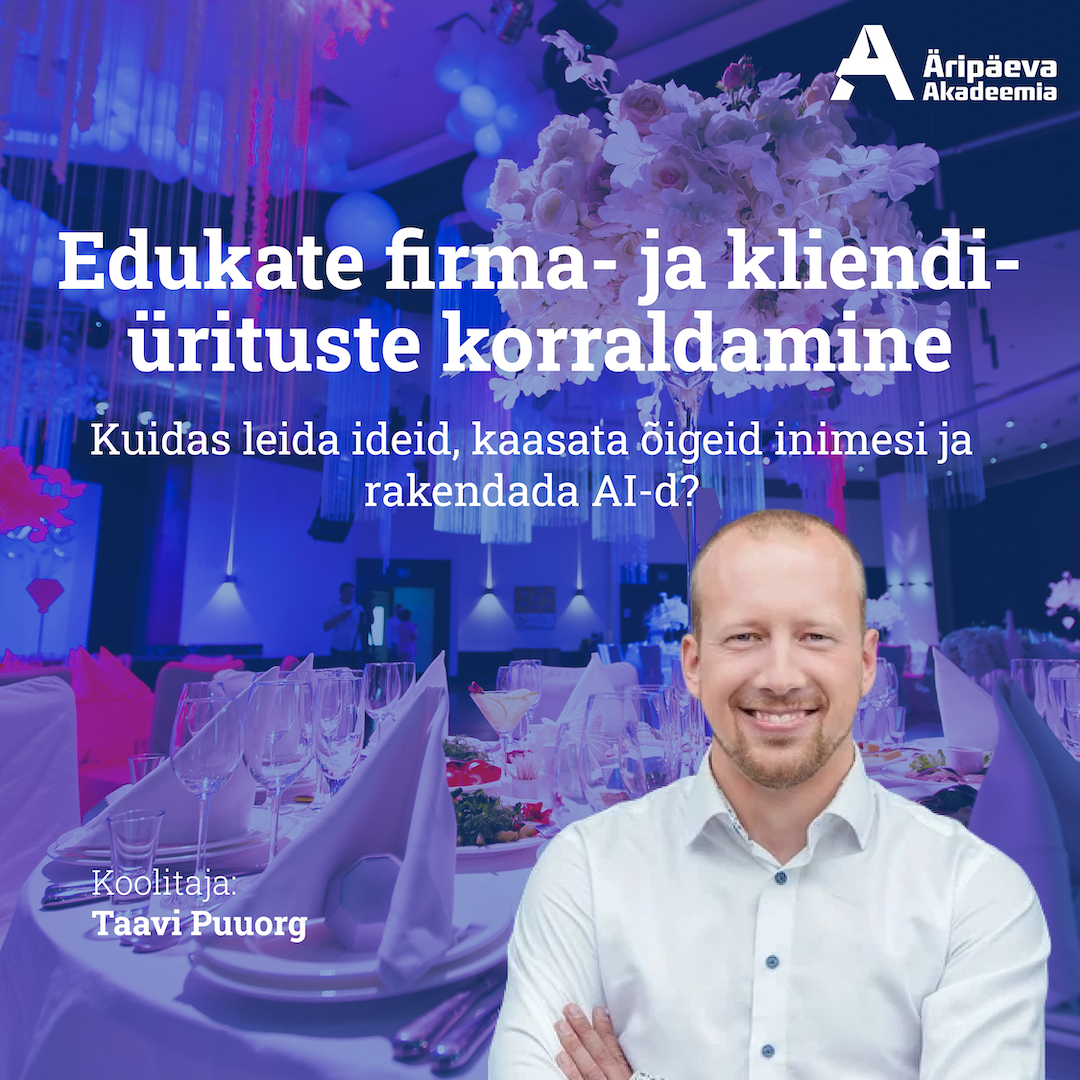 26.11.2025 Edukate firmaürituste korraldamine