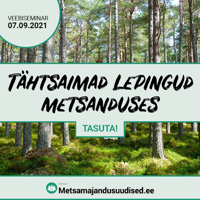 Veebiseminar: Tähtsaimad lepingud metsanduses