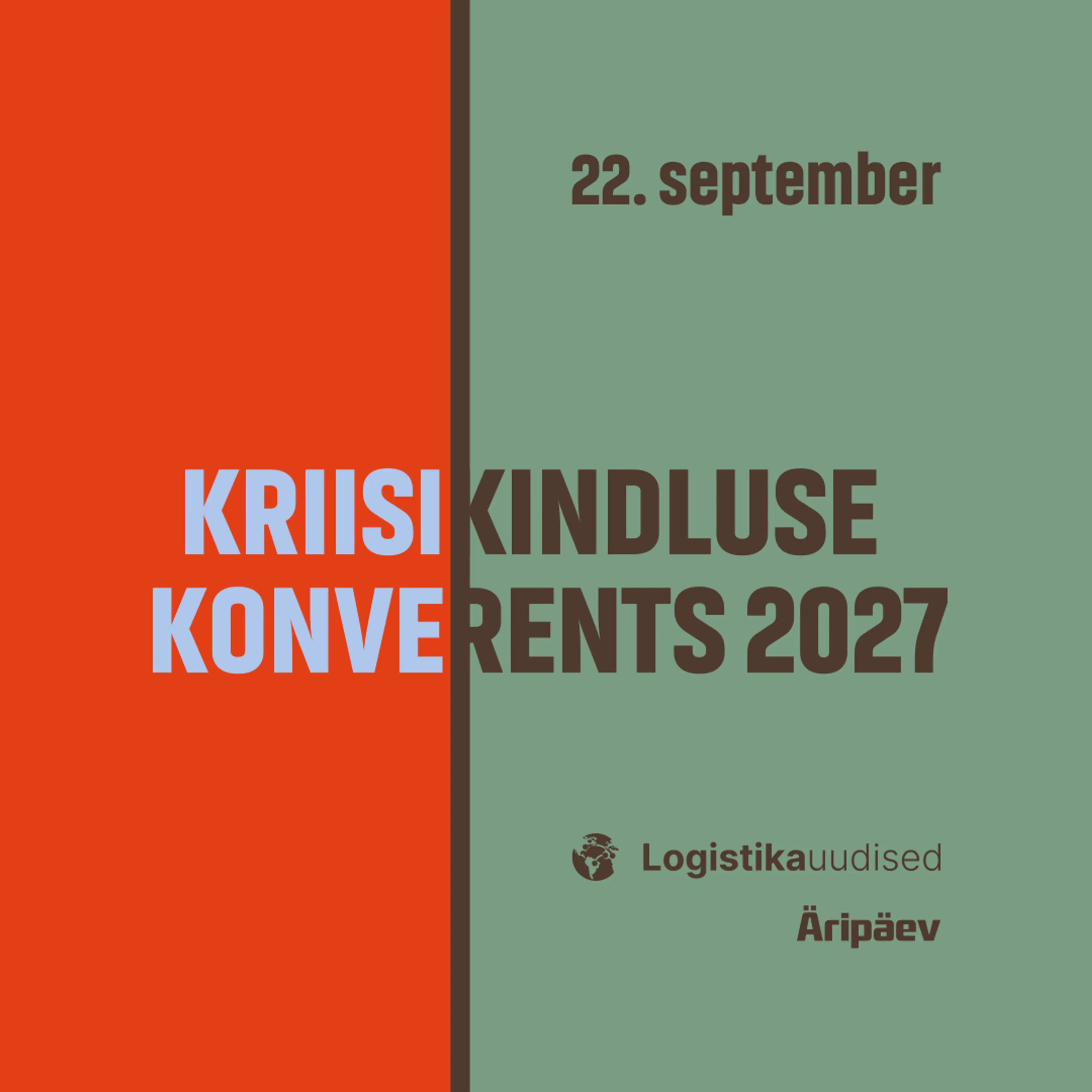 Kriisikindluse konverents 2027